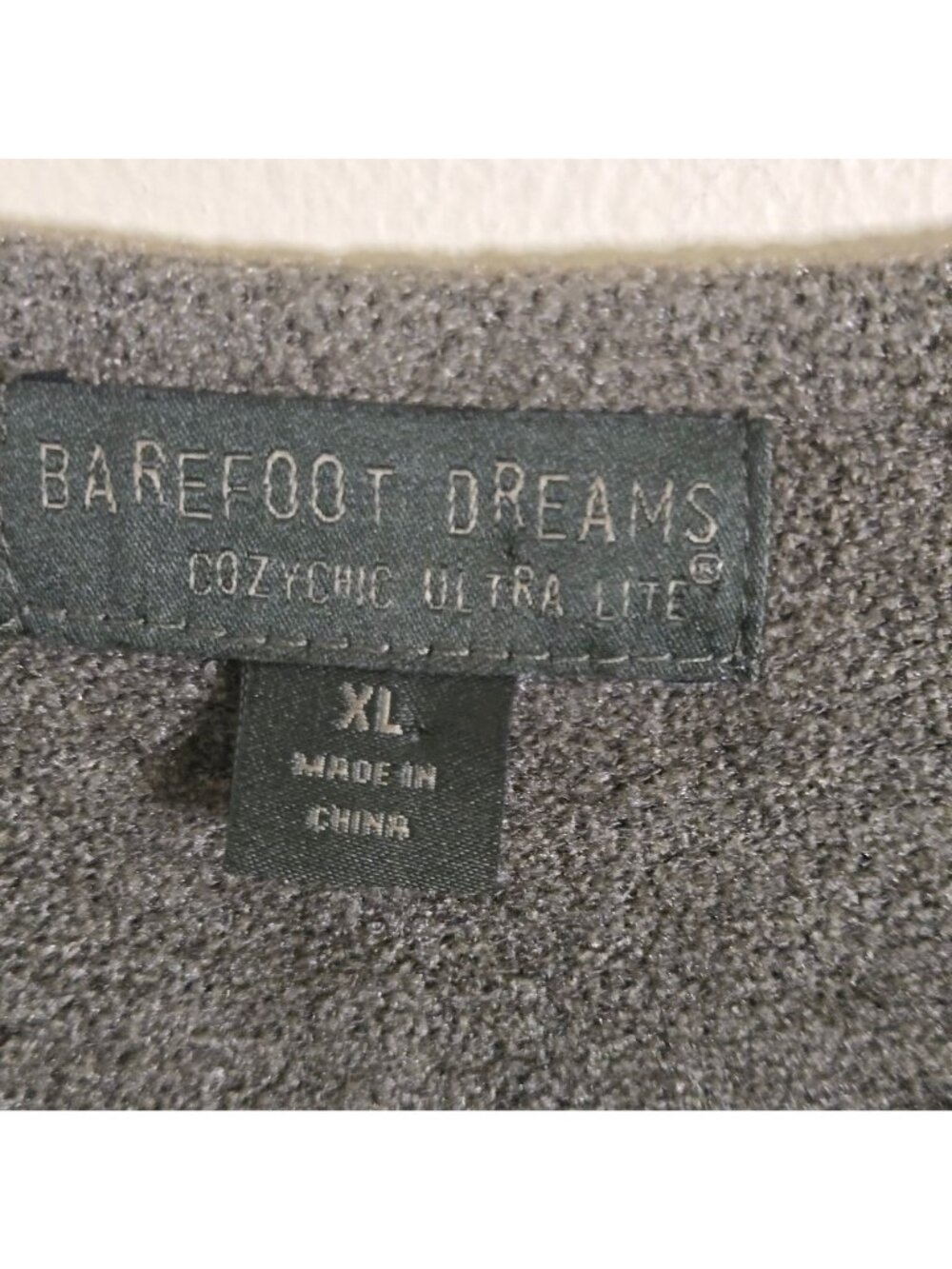 Barefoot Dreams CozyChic Ultra Lite Long Sleeve Olive Sweater Dress Size XL - Picture 5 of 6